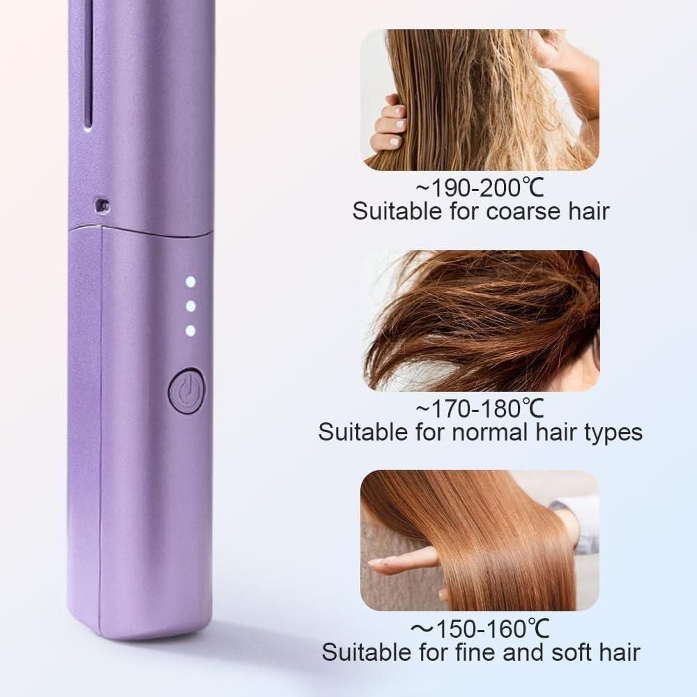 Portable Cordless Mini Hair Straightening Comb - IqraMart